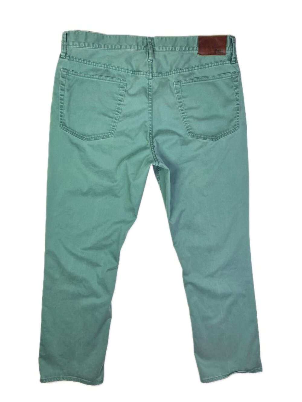 POLO Ralph Lauren 36x30 Stretch Straight Fit Green Pants Cotton - Picture 6 of 11
